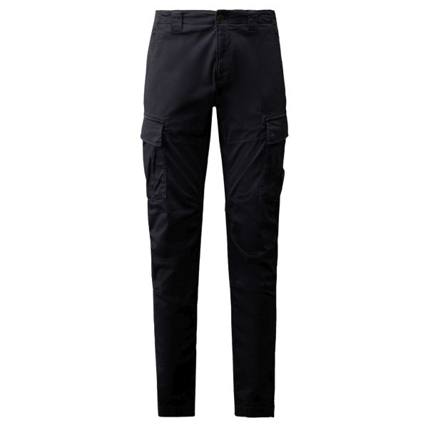 CP Company Stretch Sateen Ergonomic Lens Cargo Broek Navy