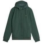 Lyle & Scott Mesh Back Softshell Jack Donker Groen
