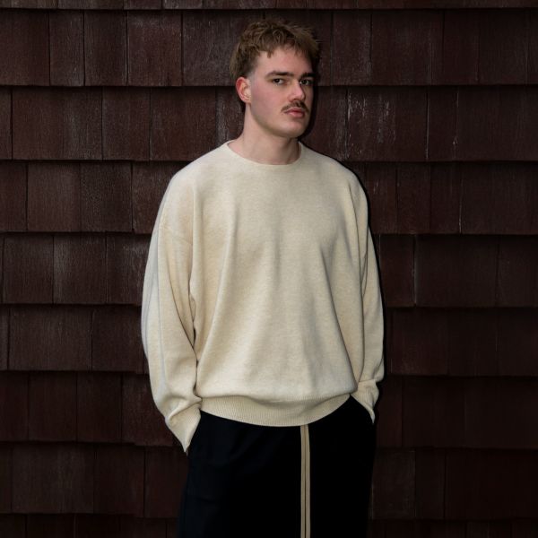 FearofGodFineKnitSweater and TechnicalSplitt Knee Pants